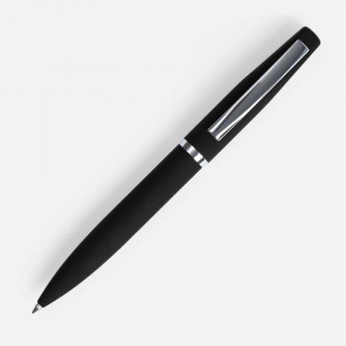 Ручка шариковая Bolt Soft Touch, черная