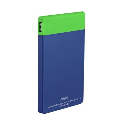 Внешний аккумулятор, Aurora PB, 4600  mAh, синий/зеленый, подарочная упаковка