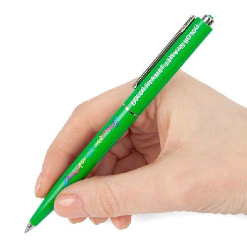 Ручка шариковая Senator Point, ver.2, зеленая