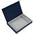 Коробка Silk с ложементом под ежедневник 15х21 и ручку, синяя