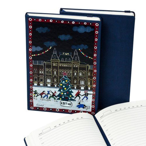 Ежедневник Latte soft touch BtoBook недатированный, синий (без упаковки, без стикера)
