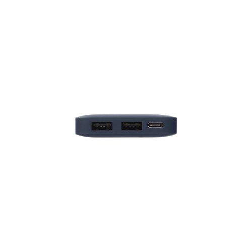 Внешний аккумулятор с подсветкой Анкор (Ancor) 5000 mAh, синий