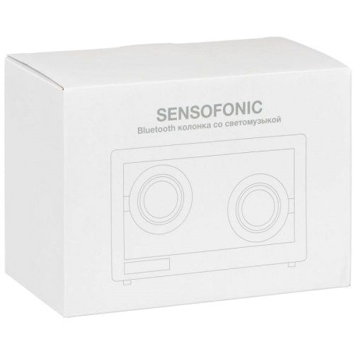 Bluetooth-колонка со светомузыкой Sensofonic, черная