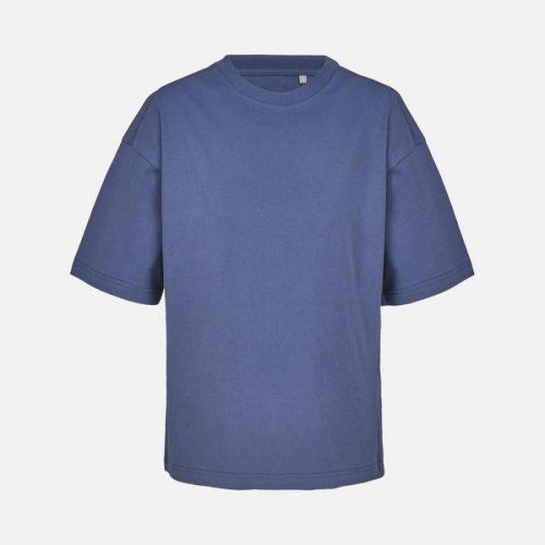 Футболка оверсайз женская Boxy Women, синяя (джинс)