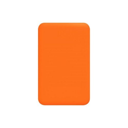 Внешний аккумулятор Ларго PD (Largo PD) 5000mAh с функцией беспроводной зарядки 15W, оранжевый