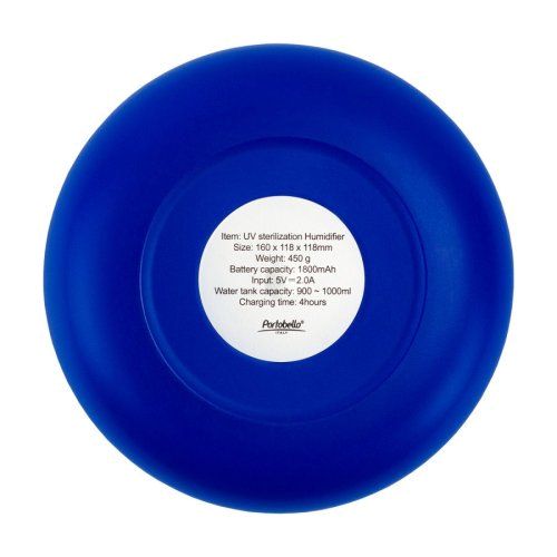 Увлажнитель с антибактериальной UV-лампой Истриа Ультрамарин (Antibacterial Istria Ultramarine), синий
