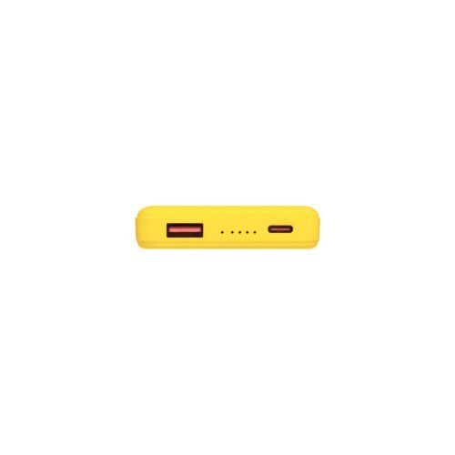 Внешний аккумулятор Ларго PD (Largo PD) 5000mAh с функцией беспроводной зарядки 15W, желтый
