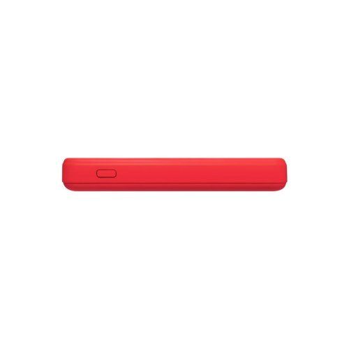Внешний аккумулятор Ларго PD (Largo PD) 5000mAh с функцией беспроводной зарядки 15W, красный