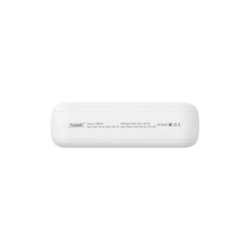 Внешний аккумулятор с функцией быстрой зарядки Формула (Formula) 10000 mAh, белый
