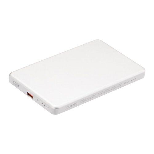 Внешний аккумулятор Атлантис (Atlantis) PD 5000mAh с функцией беспроводной зарядки 15W, серебряный