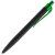 Ручка шариковая Prodir QS01 PRT-T Soft Touch, черная с зеленым Ручка шариковая Prodir QS01 PRT-T Soft Touch, черная с зеленым