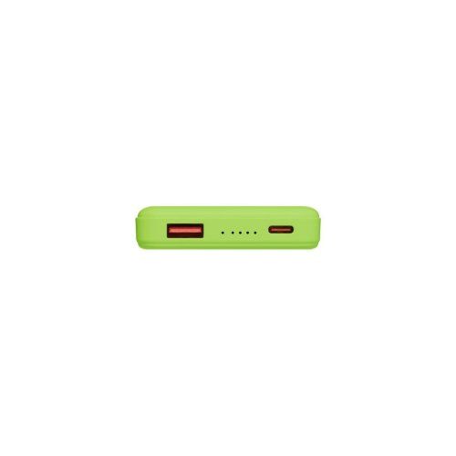 Внешний аккумулятор Ларго PD (Largo PD) 5000mAh с функцией беспроводной зарядки 15W, салатовый