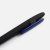 Ручка шариковая Prodir DS5 TRR-P Soft Touch, черная с синим
