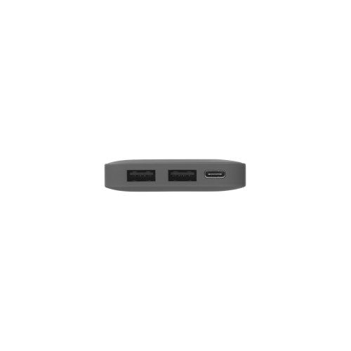 Внешний аккумулятор с подсветкой Анкор (Ancor) 5000 mAh, серый