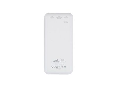 RIVACASE VA2580 (20 000mAh), QC/PD 20W внешний аккумулятор с дисплеем, белый /24