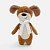 Мягкая игрушка Beastie Toys, собачка с белым шарфом