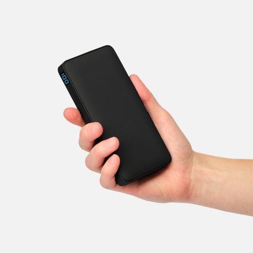 Внешний аккумулятор с подсветкой Анкор Плюс PD (Ancor PD Plus)10000 mAh, черный