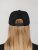 Бейсболка Snapback с прямым козырьком, черная