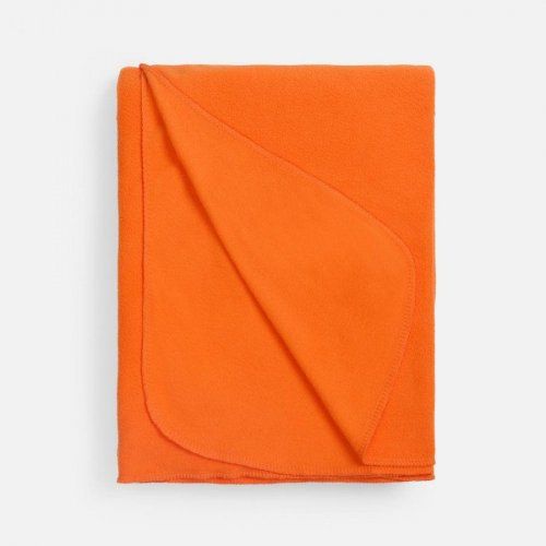 Флисовый плед Warm&Peace XL, оранжевый