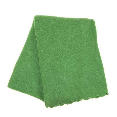Плед PLAIN; зеленый; 100х140 см; флис 150 гр/м2