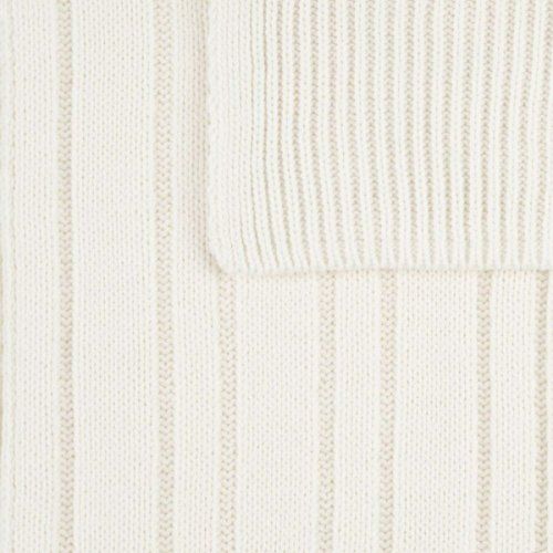 Шарф Knit Beat, белый (молочный)