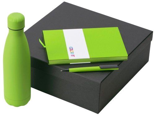 Подарочный набор COLOR IT c блокнотом, ручкой и термобутылкой