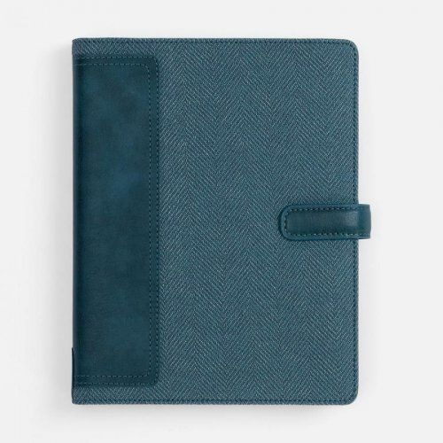 Ежедневник-органайзер Twill, недатированный, синий
