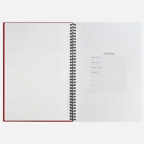 Ежедневник Notera Maxi, недатированный, красный