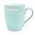 Керамическая кружка Alba, 350 ml, soft-touch, бирюзовая Керамическая кружка Alba, 350 ml, soft-touch, бирюзовая
