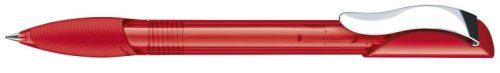 2419 ШР Hattrix Clear Soft grip Clip Metal красный 186