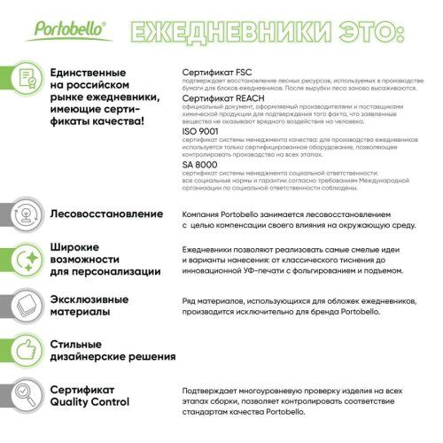 Ежедневник Стар (Star) недатированный, серый (без упаковки, без стикера)