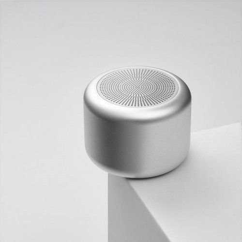 Беспроводная колонка Пэшн (Passion) 80dB 600 mAh (Bluetooth 5.4), серебряная