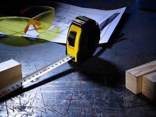 Рулетка Mittari с магнитным наконечником, 5 м, желтая
