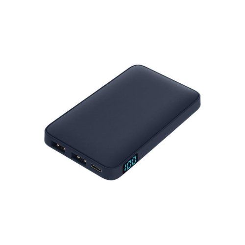 Внешний аккумулятор с подсветкой Анкор (Ancor) 5000 mAh, синий