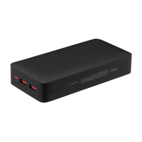 Внешний аккумулятор с подсветкой Анкор Плюс PD (Ancor PD Plus) 20000 mAh, черный