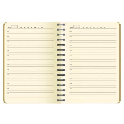Ежедневник недатированный, Portobello Trend, Vista, 145х210, 256 стр, зеленый/салатовый