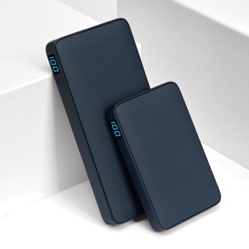 Внешний аккумулятор с подсветкой Анкор Плюс PD (Ancor PD Plus) 10000 mAh, синий