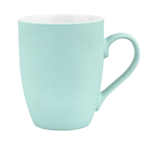 Керамическая кружка Alba, 350 ml, soft-touch, бирюзовая