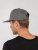 Бейсболка Snapback с прямым козырьком, серая Бейсболка Snapback с прямым козырьком, серая