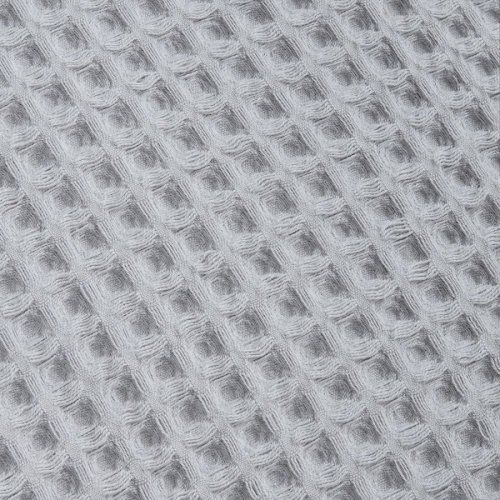 Плед вафельный Elenglect, светло-серый