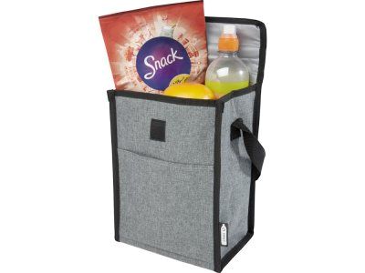 Reclaim, сумка-холодильник объемом 1,4 л из переработанного PET-пластика, серый яркий