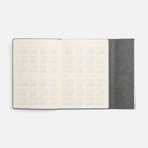 Ежедневник Petrus Flap, недатированный, серый