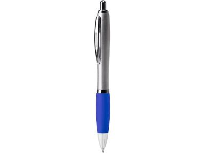 Ручка пластиковая шариковая CONWI, серебристый/королевский синий