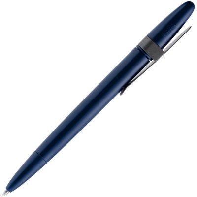 Ручка шариковая Prodir DS5 TSM Metal Clip, синяя с серым