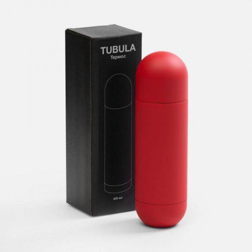 Термос Tubula Soft Touch, красный
