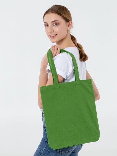Холщовая сумка Avoska, ярко-зеленая