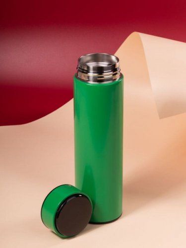 Смарт-бутылка с заменяемой батарейкой Long Therm, зеленая