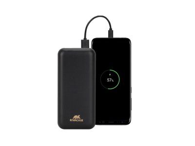 Внешний аккумулятор VA2516, 16000 mAh, черный