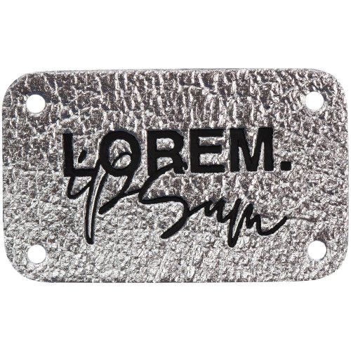 Лейбл Corolla Metal, S, серебристый