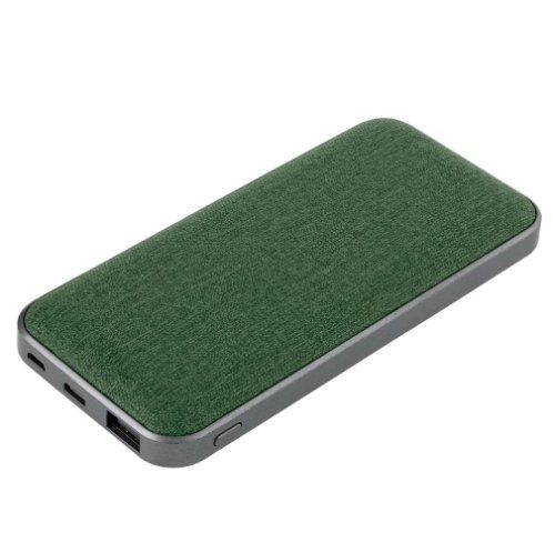 Подарочный набор Tweed/Alt/Tweed зеленый (ежедневник, ручка, пауер-банк)